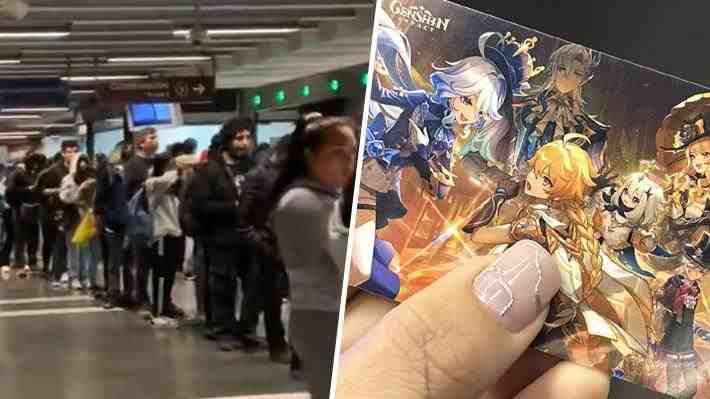 Usuarios se agolpan en distintas estaciones del Metro para obtener inédita tarjeta Bip! inspirada en videojuego