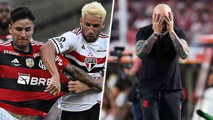 Flamengo de Pulgar pierde la final de la Copa de Brasil ante Sao Paulo y Sampaoli protagoniza otra polémica