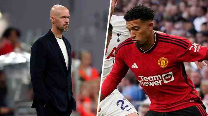 Escándalo en el Manchester United: Jadon Sancho fue "desterrado" por enfrentamiento con Erik ten Hag