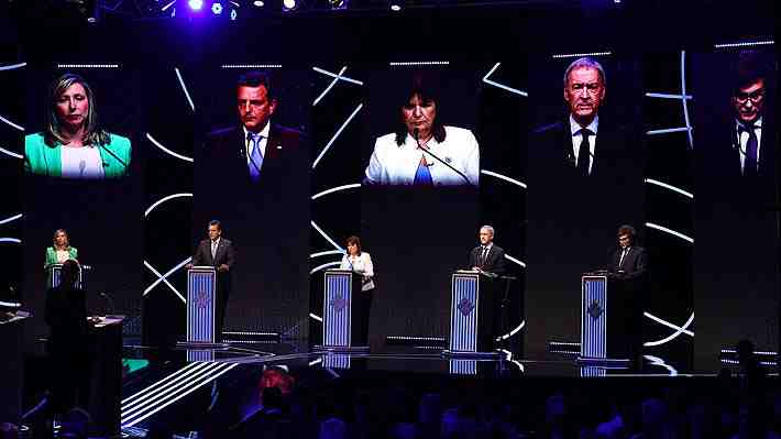 Con menciones a Chile y El Salvador: Las frases y duelos que dejó el debate presidencial argentino