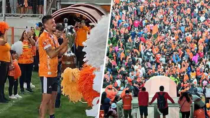 La Copa llegó a Calama: Mira las imágenes del festejo del campeón Cobreloa son sus hinchas