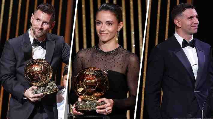 Lionel Messi gana el Balón de Oro y el "Dibu" Martínez es abucheado en la ceremonia