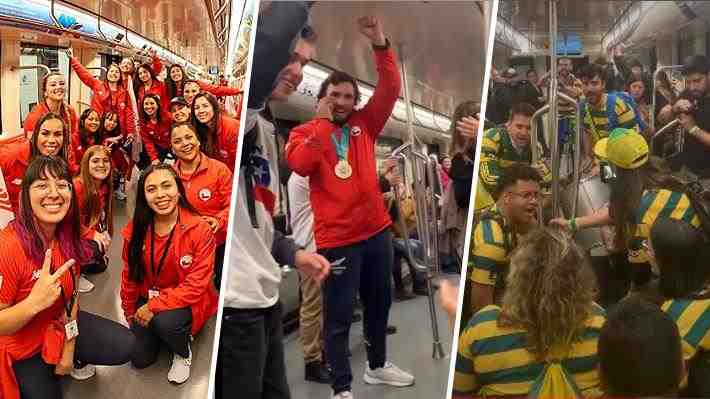 Ovaciones, asombro y emoción: Las cinco historias que han cruzado los Panamericanos con el Metro de Santiago