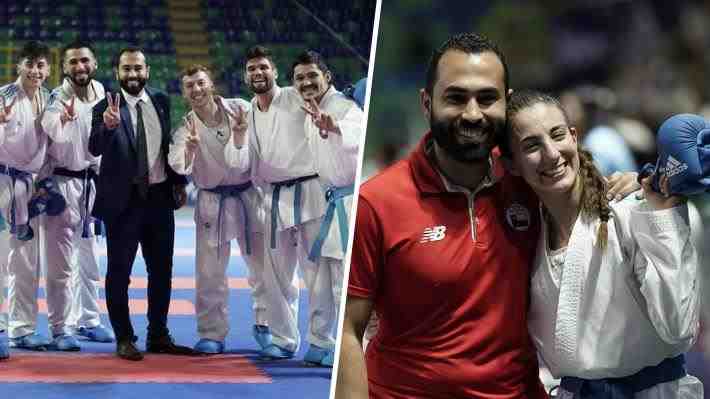 Vino de Egipto y hoy es el artífice del éxito del karate chileno en los Panamericanos