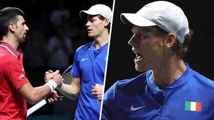 Copa Davis: Sinner logró épico triunfo ante Djokovic e Italia dejó sin final a Serbia