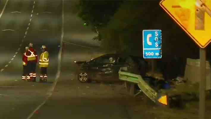 Accidente de tránsito en Ruta 68 deja dos fallecidos: Otros tres pasajeros resultaron heridos