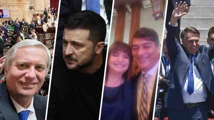 Fotos | De Zelenski a Bolsonaro: Las autoridades y personalidades que asistieron al cambio de mando en Argentina