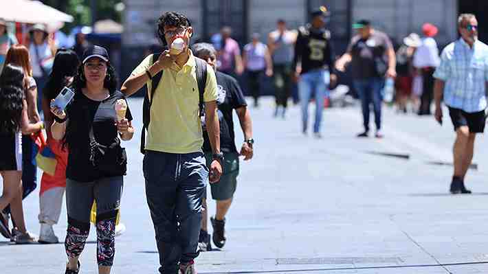 Domingo de altas temperaturas en la zona central del país: Termómetros marcaron hasta 37,6°C en Santiago