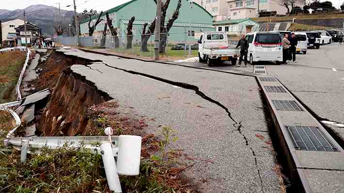 FOTOS | Terremoto en Japón: SHOA descarta tsunami para Chile y primeras imágenes evidencian serios daños