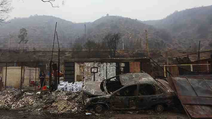 Pérdidas por incendios: Primeros cálculos parten en US$600 millones y llegan hasta US$1.200 millones