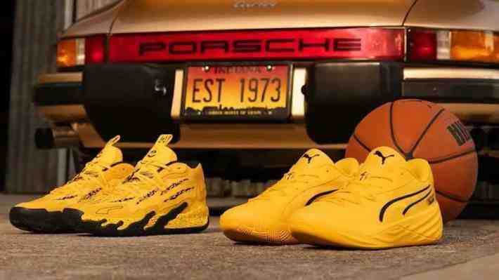 Autos de lujo y moda: Porsche lanza una inédita colección de zapatillas de baloncesto