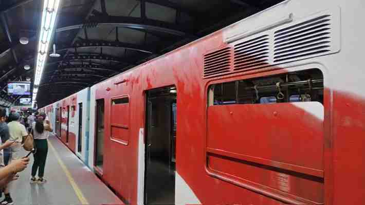 El costo económico y el impacto operativo que implica la vandalización de un vagón del Metro