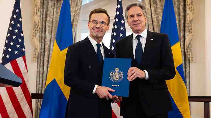 Suecia entra en la OTAN tras dos años de espera y en pleno conflicto entre Rusia y Ucrania