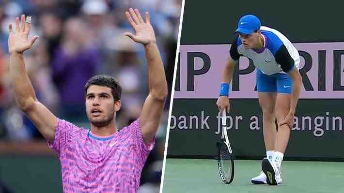Carlos Alcaraz corta el tremendo invicto de Jannik Sinner y pasa la final del Masters 1.000 de Indian Wells
