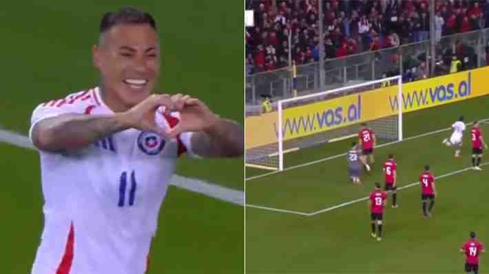 Mira los goles con que Chile goleó a Albania