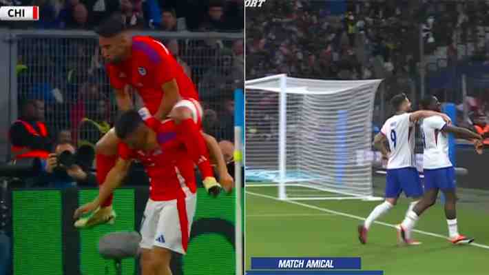 Mira los goles con que Chile cayó ante Francia