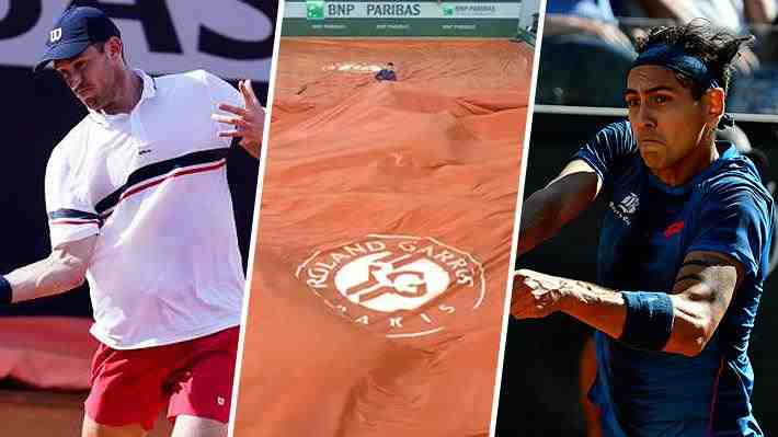 Por qué se aplazó el debut de los chilenos en Roland Garros y a qué hora jugaría Nicolás Jarry este domingo