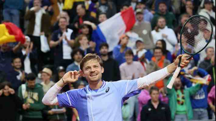 Lo vivió también Jarry... David Goffin explota por hostil ambiente en Roland Garros y dispara fuerte