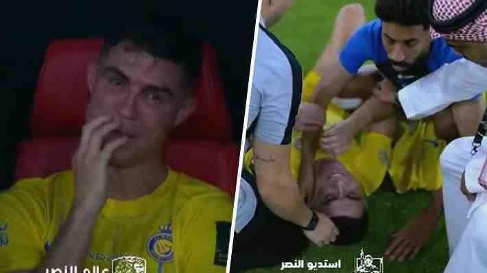 Video: El desconsolado llanto de Cristiano Ronaldo tras perder final con el Al Nassr