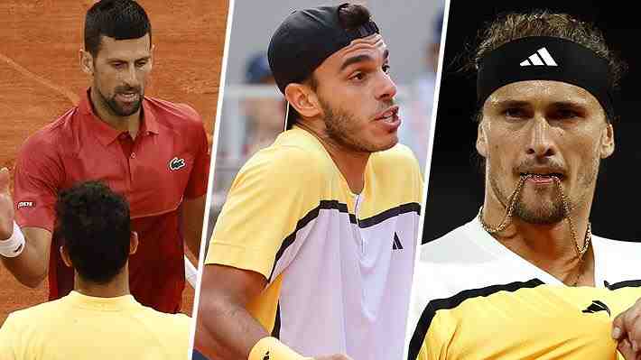 Djokovic avanza con drama y enciende las alarmas: Así quedaron los cuartos de final de Roland Garros