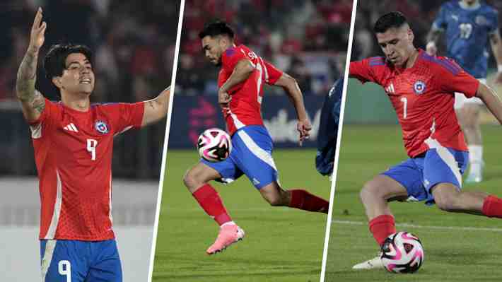 Dávila, Suazo y Valdés, los mejores: Revisa el uno a uno de la goleada de Chile ante Paraguay