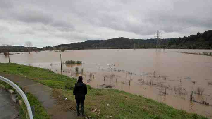 Senapred declara alerta roja en Concepción por desborde del Río Andalién