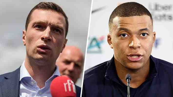 Candidato de la ultraderecha francesa critica a Mbappé por "dar lecciones a gente que no llega a fin de mes"