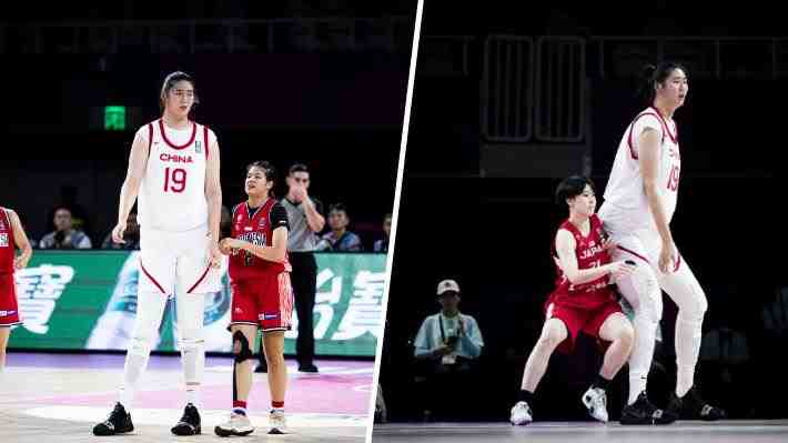Zhang Ziyu, la china de 17 años y de 2,20 metros que deslumbra al mundo del básquetbol