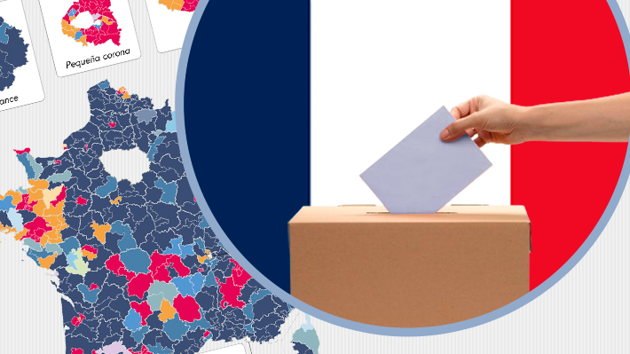 Cómo la primera vuelta de las legislativas tiñó el mapa político de Francia