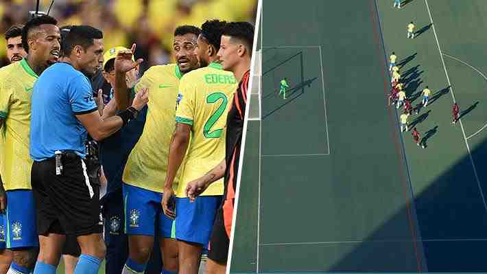 Brasil empató ante Colombia y clasificó pero perdió a una de sus figuras: Mira los goles y las polémicas con el VAR