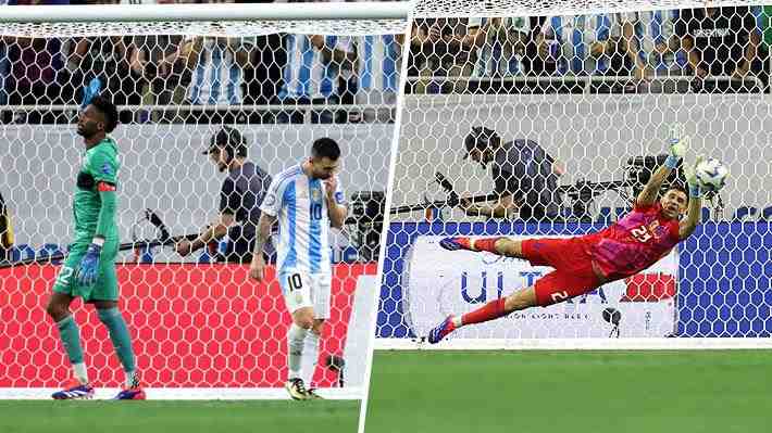Revisa los dos tapadones del "Dibu" Martínez y el tiro fallado por Messi en los penales ante Ecuador en la Copa América