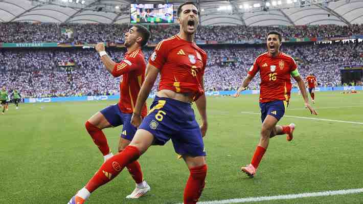España le gana a Alemania en el último minuto del alargue y la elimina en cuartos de "su" Euro: Mira el gol del triunfo