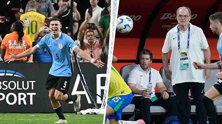 Uruguay de Marcelo Bielsa eliminó a Brasil por penales y se metió en semifinales de la Copa América