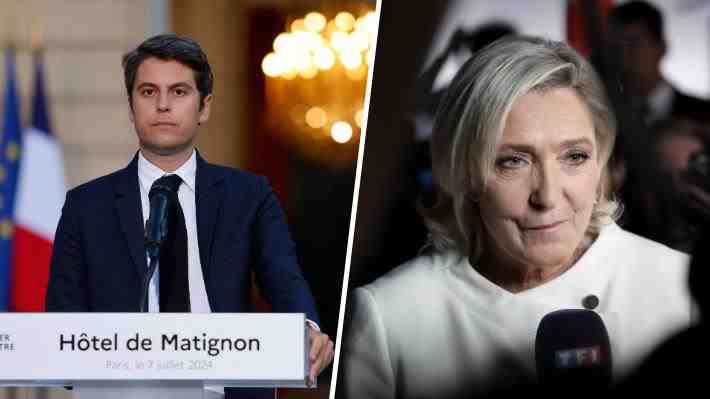 Elecciones francesas: Primer ministro renunciará este lunes y Le Pen dice que derrota es "una victoria en diferido"