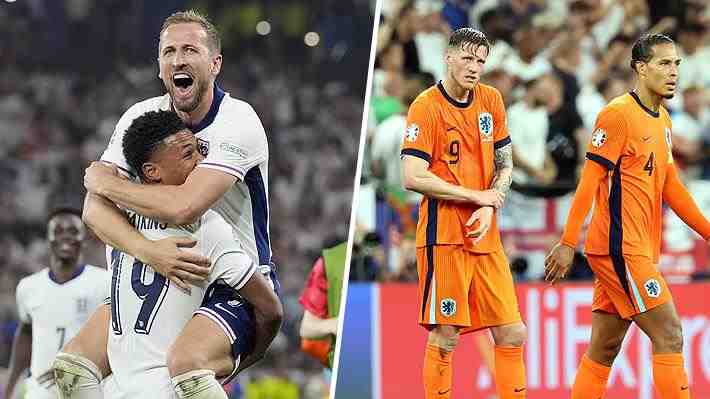 Inglaterra vence con un gol agónico a Países Bajos y es el segundo finalista de la Eurocopa