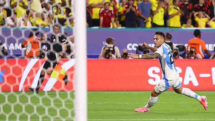 Mira el gol que le dio el título a Argentina ante Colombia en la final de la Copa América