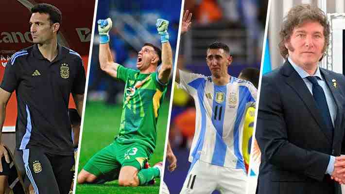 La alegría de Scaloni, la emoción de Di María, el orgullo del "Dibu" y el mensaje de Milei: Las frases del título de Argentina en la Copa América