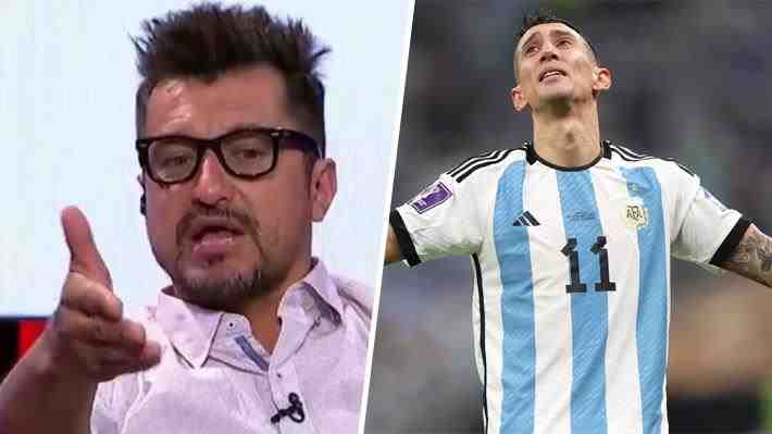 Las controvertidas frases de Nicolás Peric por homenaje a Di María ante Chile y que en Argentina tildan de "brutal amenaza"