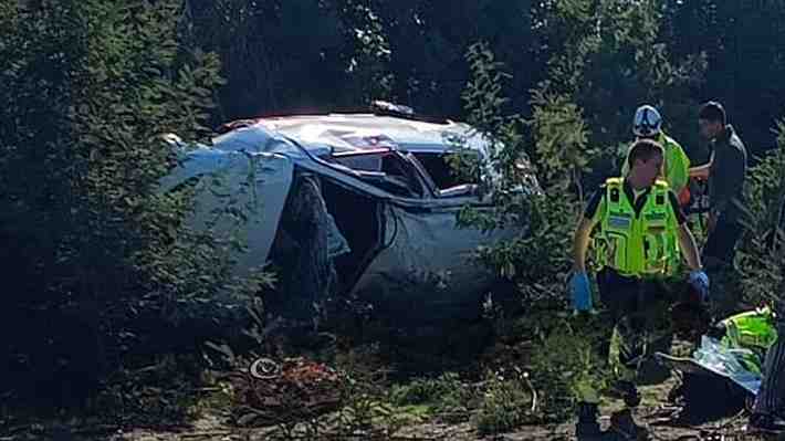 Vehículo terminó volcado: Menor de 7 años muere tras accidente de tránsito en Ruta 68