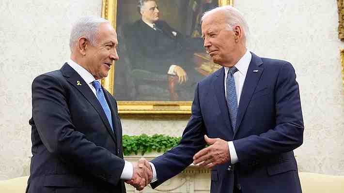 Biden sostiene tensa reunión con Netanyahu y presiona para alcanzar "pronto" un alto el fuego en Gaza