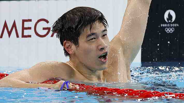 Zhanle Pan gana el oro en los 100 metros de la natación y rompe el récord mundial
