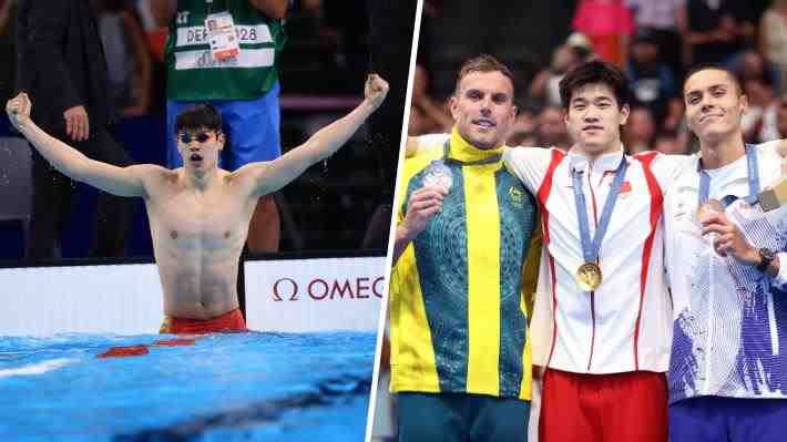 "No es humanamente posible": Suspicacias y acusaciones envuelven el "asombroso" triunfo de Zhanle Pan en la natación olímpica