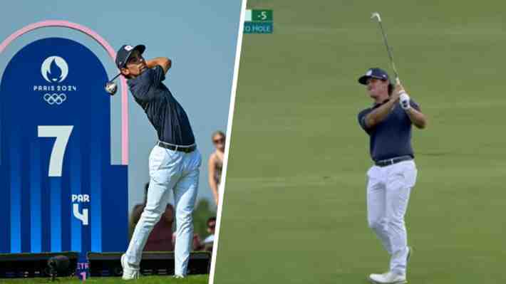 Joaquín Niemann tiene un brillante debut, mientras que "Mito" Pereira arremetía pero se complicó en el cierre de su ronda en el golf olímpico