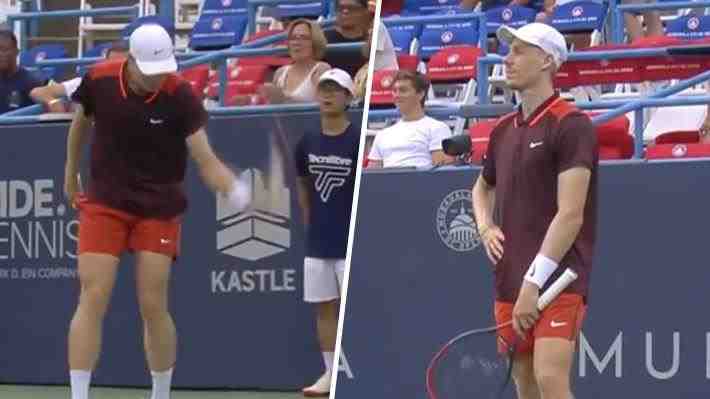 Denis Shapovalov fue descalificado por lanzar su raqueta e insultar aparentemente a un aficionado en el ATP de Washington