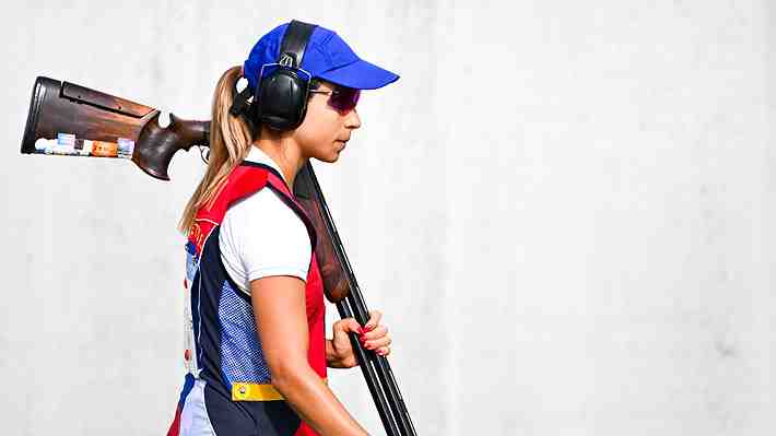 Francisca Crovetto tuvo un gran debut y se ilusiona con avanzar a la final en el tiro skeet de París 2024