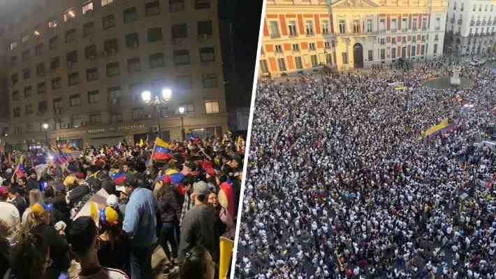 Chile incluido: Venezolanos se manifiestan en distintos países de América y Europa en protesta por resultados de elecciones