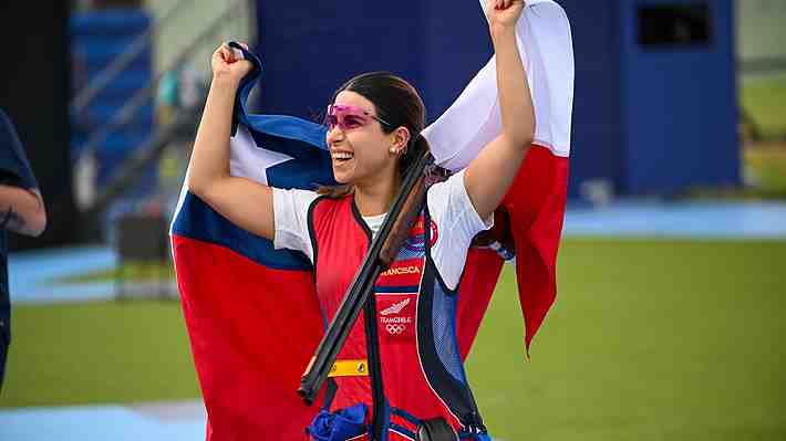 ¡Histórico! Francisca Crovetto ganó medalla de oro en el tiro skeet de los Juegos Olímpicos de París 2024