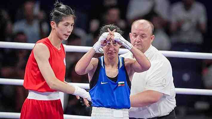 El gesto de la búlgara Svetlana Staneva tras perder ante Yu-Ting que aviva la polémica del género en boxeo femenino