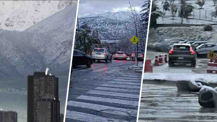 Videos y fotos | Las postales que deja la nieve en sectores oriente y sur de la RM
