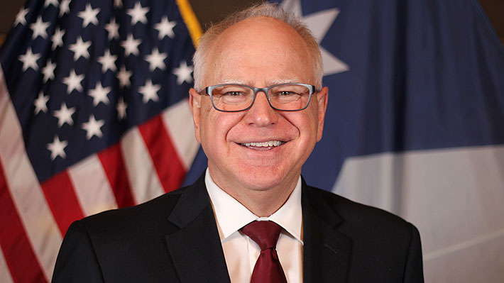 Tim Walz: El &#34;Padre de América&#34; elegido por Kamala Harris como su compañero de fórmula